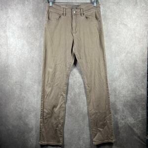DL1961 Avery Relaxed Straight Jeans Mens Size 34X34 Brown Khaki‎ Denim Casual
